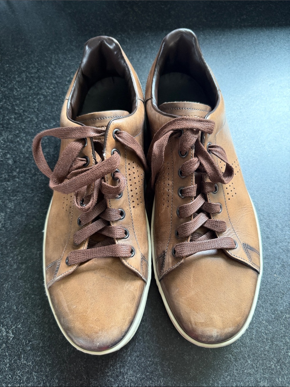Men's Tom Ford Casual Brown Leather Sneakers